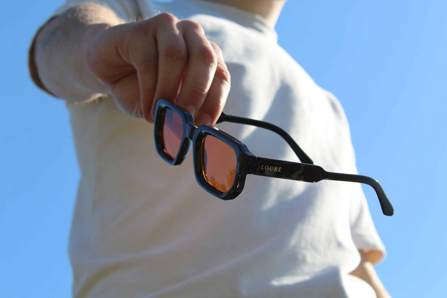 AYLA Sunglasses – Orange Glow Edition